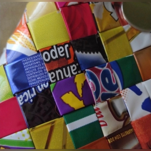 Colorful Candy Wrapper Handbag in Excellent Condition - Picture 6 of 6